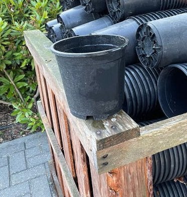 5000 Zwarte Kunststof Bloem Potjes - Diverse Maten, Ophalen, Kunststof, Gebruikt, Binnen