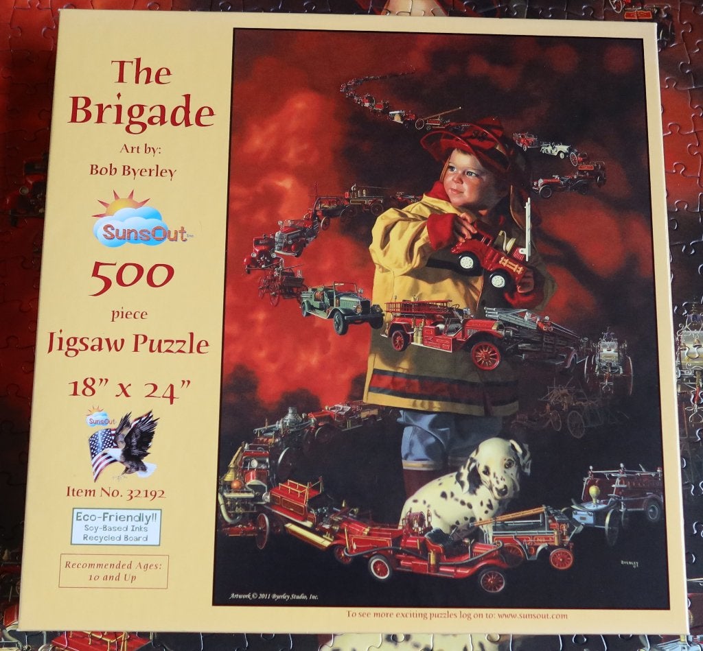 Legpuzzel SunsOut – 500 stukjes – The Brigade, Hobby en Vrije tijd, Ophalen of Verzenden, 500 t/m 1500 stukjes, Zo goed als nieuw