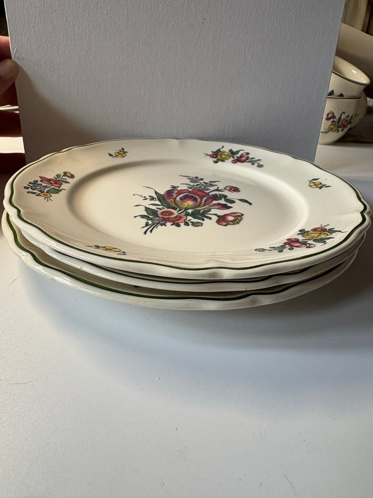 Drie ontbijtborden uit de Villeroy&Boch Alt Strassburg, Ophalen of Verzenden