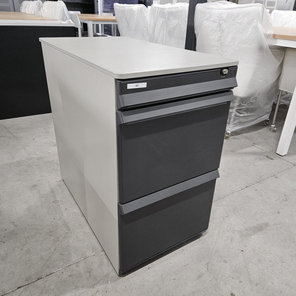Ahrend standcontainer met 2+1 laden - 75x43x80 cm, Niet ingevuld, Gebruikt, Niet ingevuld, Niet ingevuld