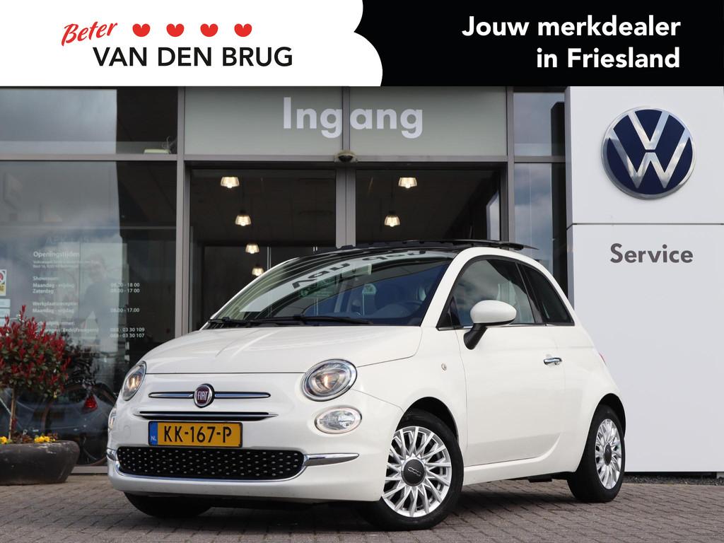Fiat 500 0.9 80 pk TwinAir Turbo Lounge | Schuif/Kantel dak, Voorwielaandrijving, Gebruikt, Handgeschakeld, 26 km/l