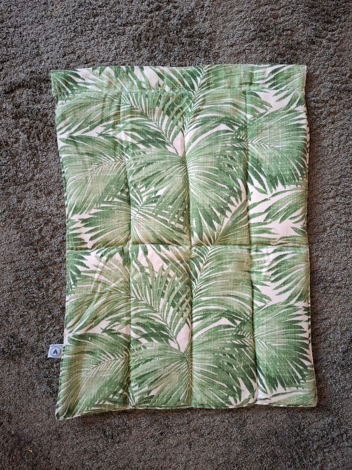 Verzwaringskussen Groen - 4kg modeliefje maakt, Overige merken, Met print, Ophalen of Verzenden, Zo goed als nieuw