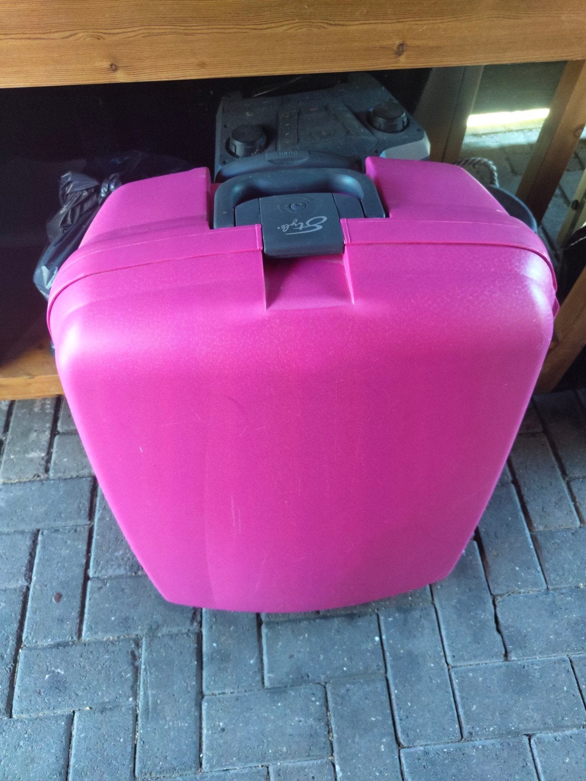 Grote koffer, Ophalen, Hard kunststof, 45 tot 55 cm, Zo goed als nieuw