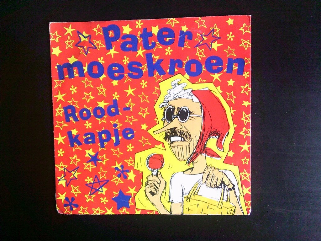 Pater Moeskroen - Roodkapje / bea, 7 inch, Ophalen of Verzenden, Levenslied of Smartlap, EP