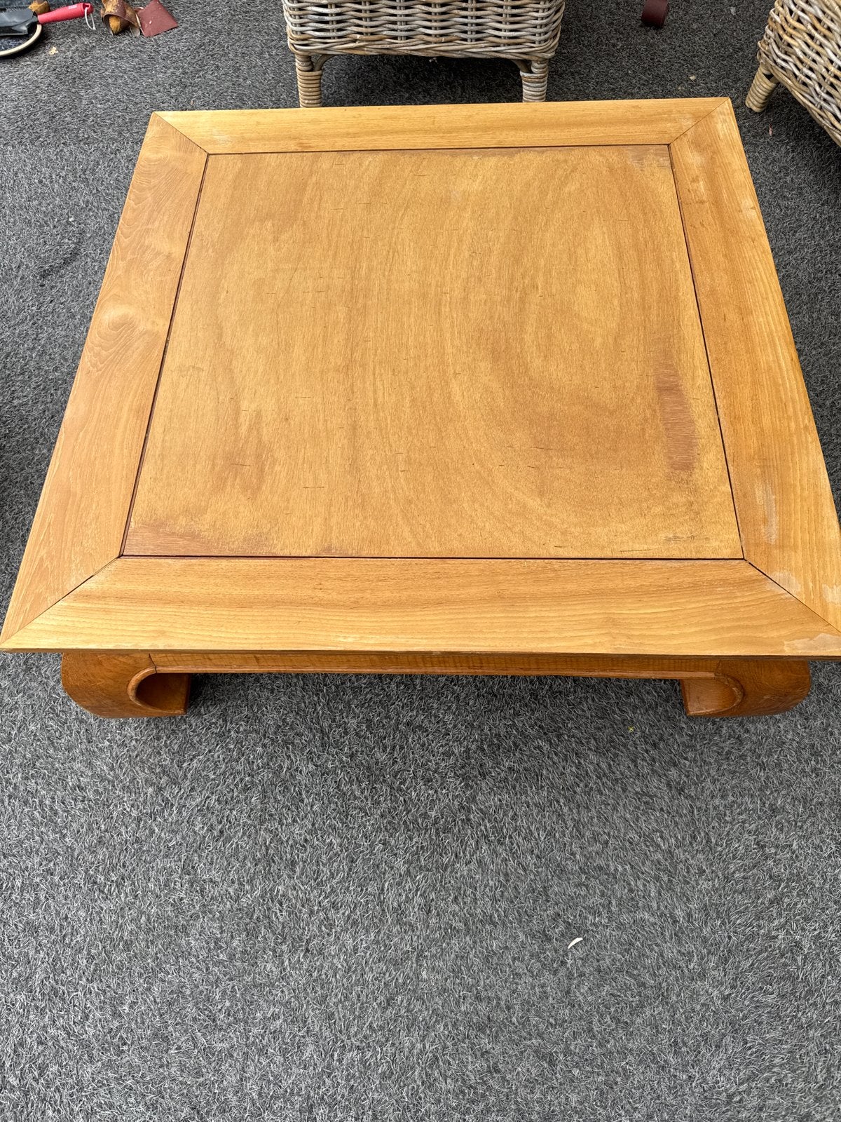 100cm -100cm , 35 cm hoog, Huis en Inrichting, Ophalen, Gebruikt, Vierkant, 50 tot 100 cm