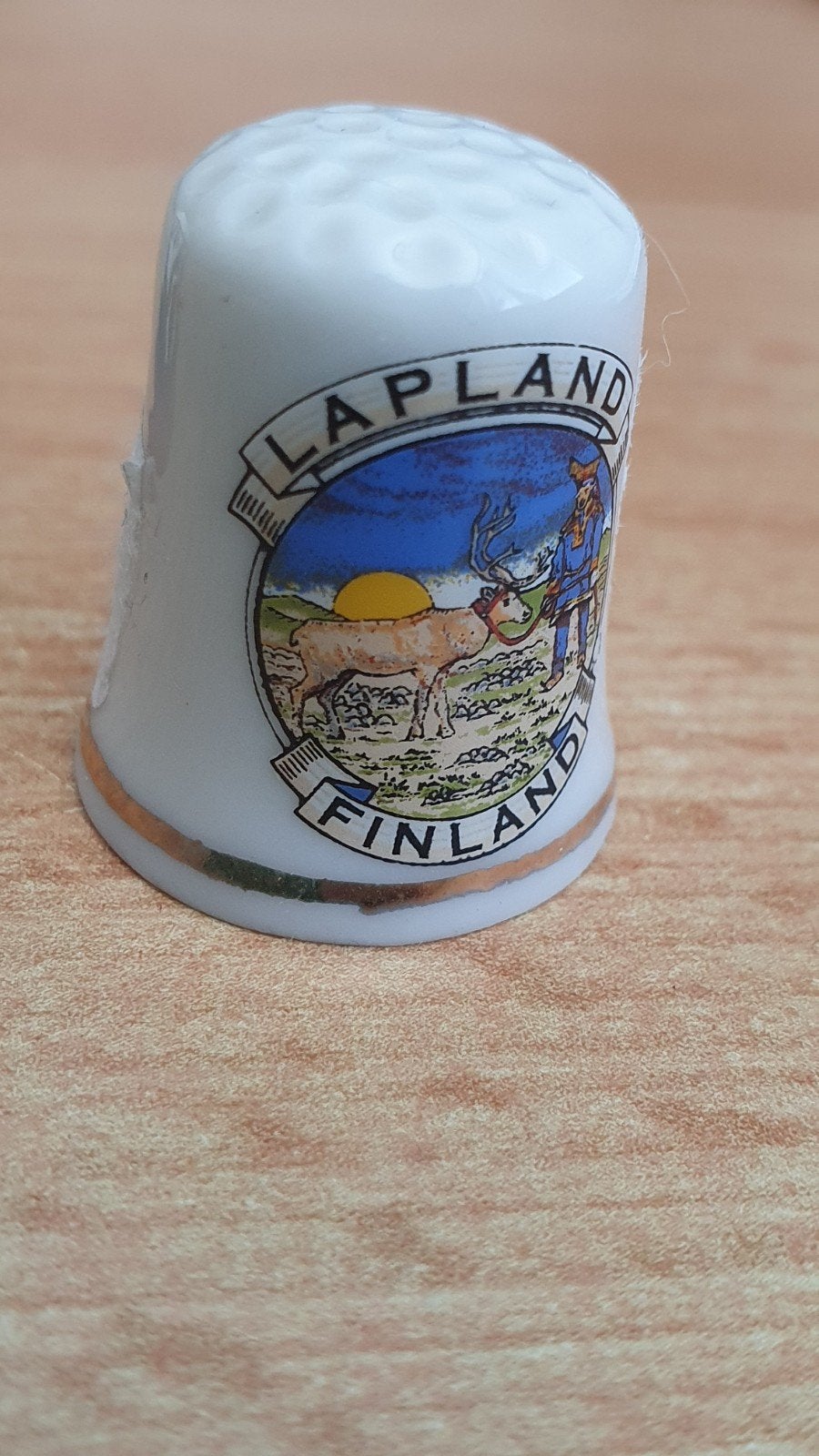 vingerhoed uit Finland/ Lapland, Verzamelen, Ophalen, Zo goed als nieuw