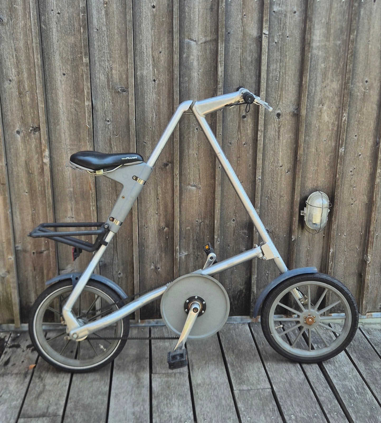 Strida vouwfiets, Ophalen, Gebruikt