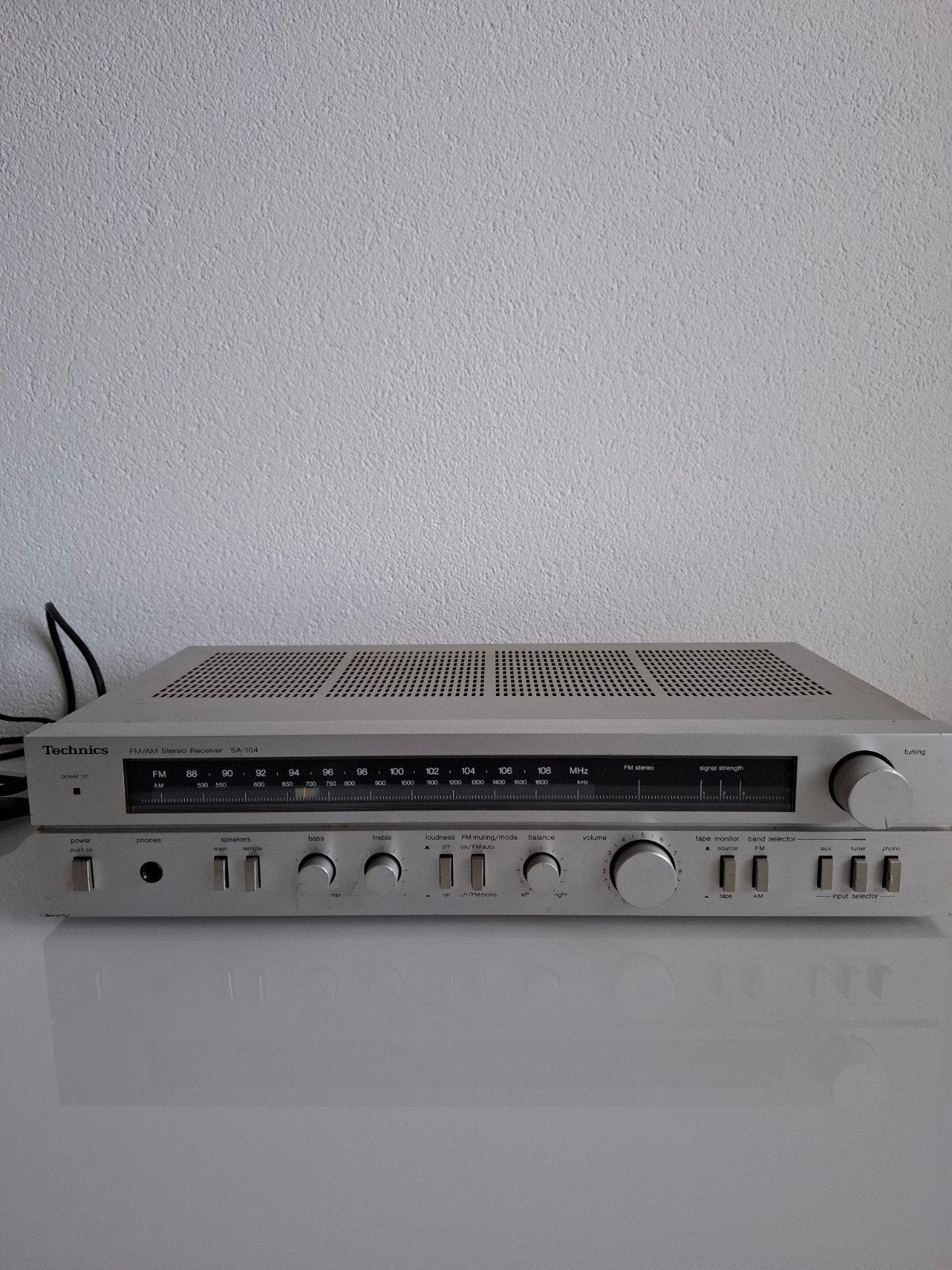 Technics SA-104 Stereo Receiver (1983) - Werkt goed!, Gebruikt, Ophalen, Overige merken, Minder dan 60 watt