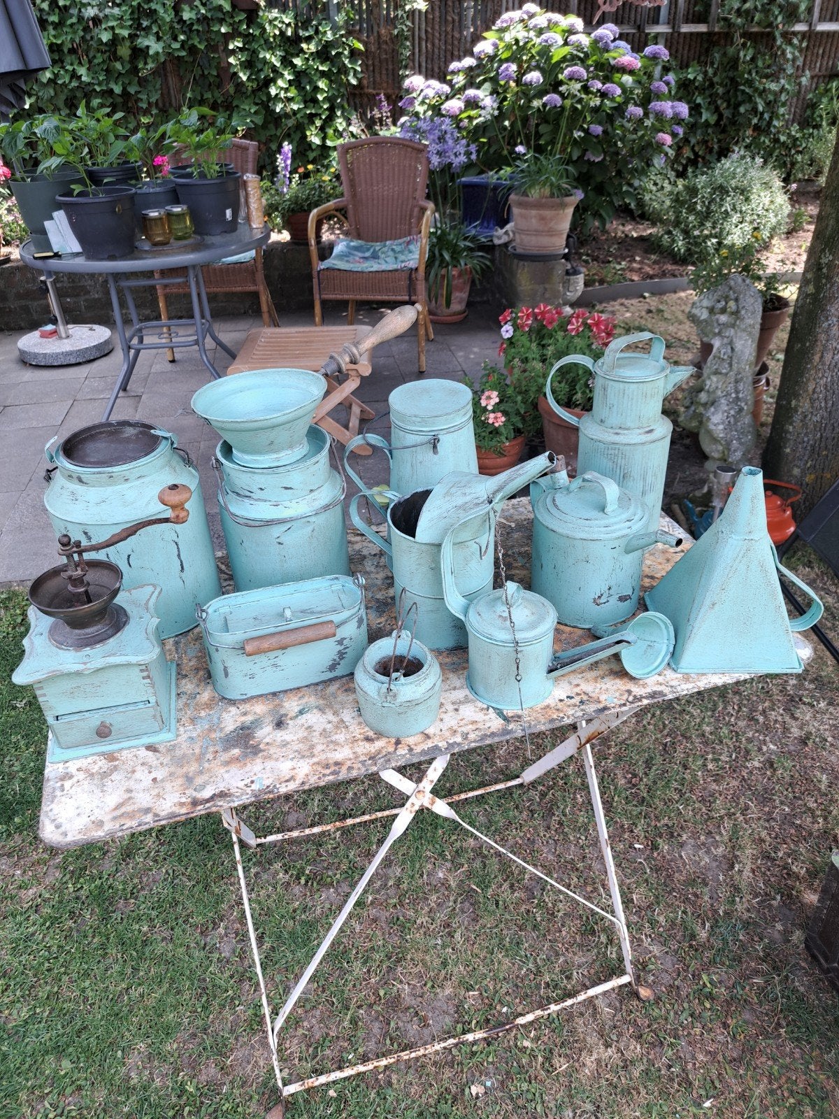 Frans groenen spullen antiek, Antiek en Kunst, Curiosa en Brocante, Ophalen of Verzenden