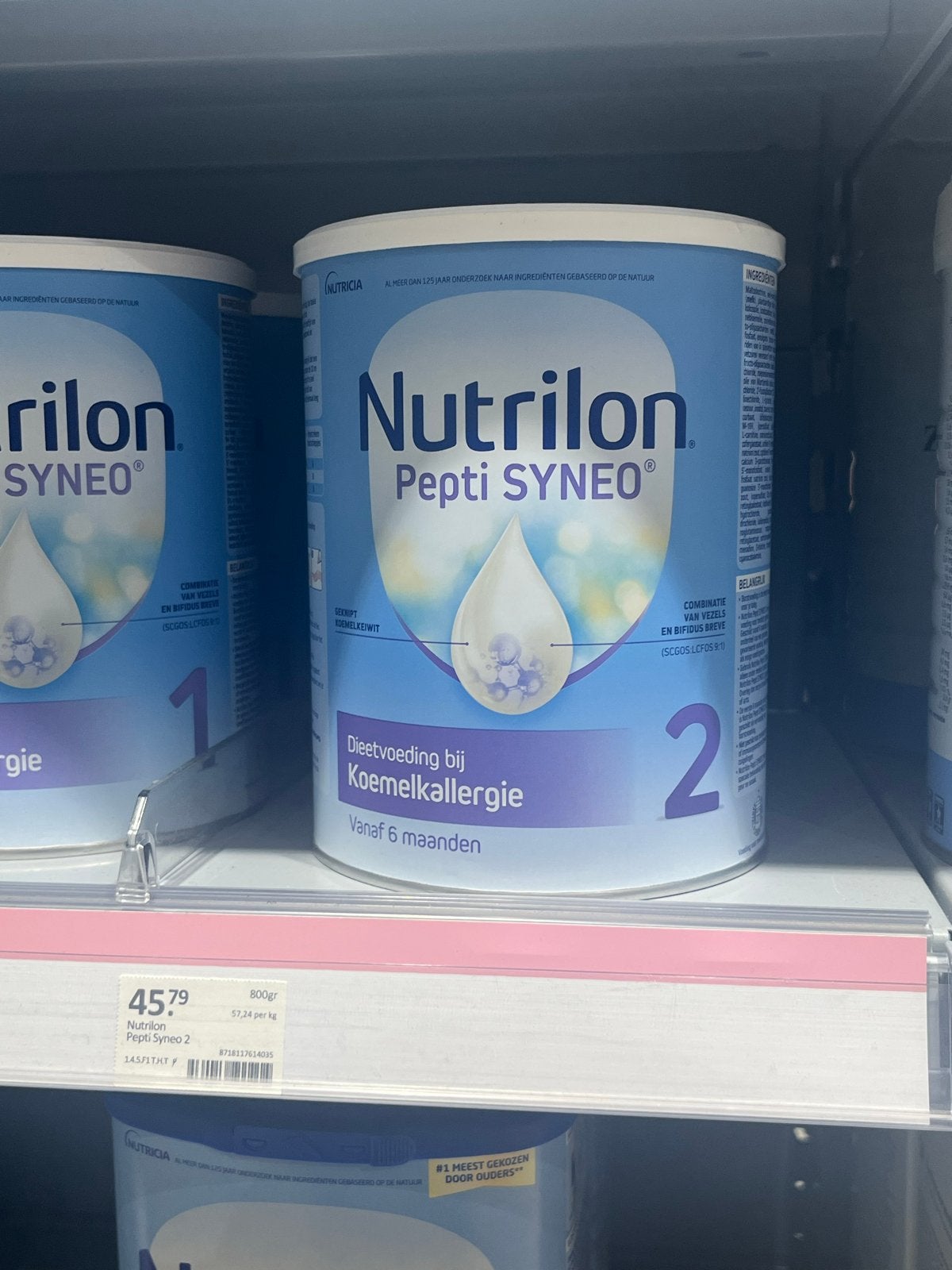 Nutrilon Pepti SYNEO 2 dieetvoeding koemelkallergie 6+ mnd, Kinderen en Baby's, Babyvoeding en Toebehoren, Ophalen of Verzenden