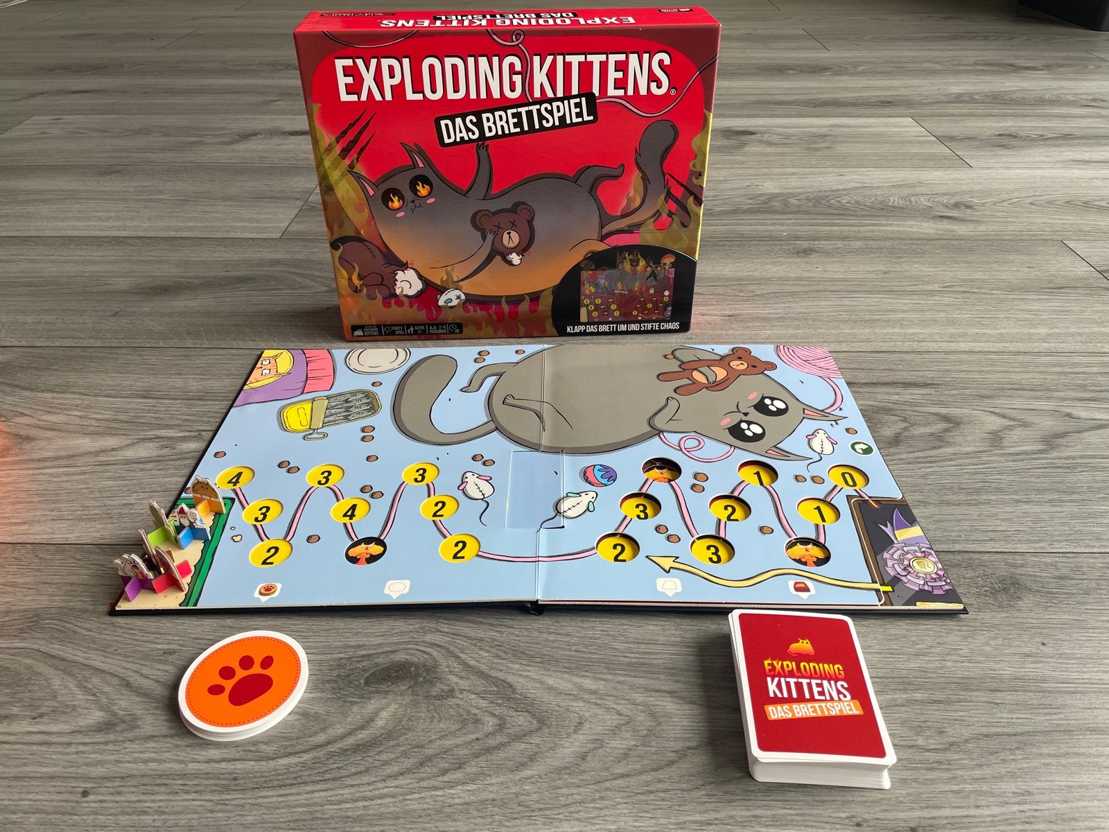 Exploding Kittens: Das Brettspiel (Duitse editie) - Nieuw!, Hobby en Vrije tijd, Gezelschapsspellen | Bordspellen, Drie of vier spelers
