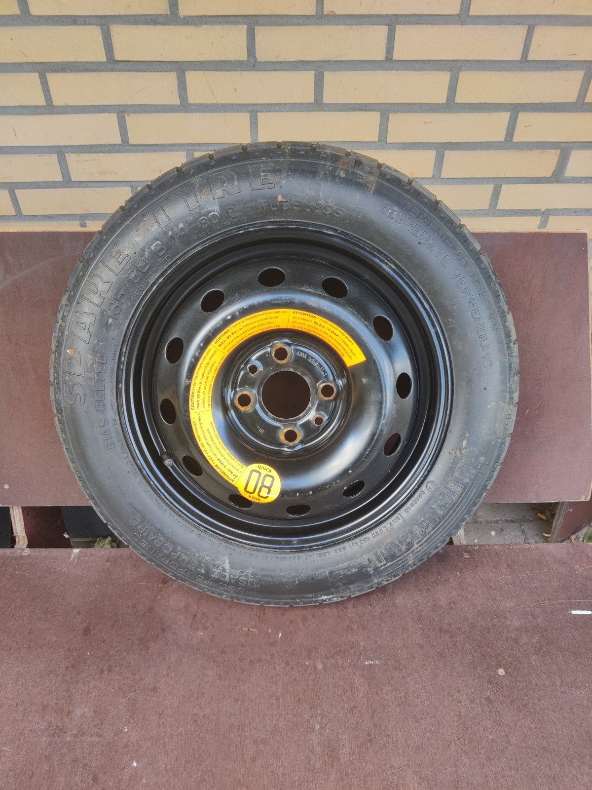 Thuiskomer Fiat Punto 2003 - Reservewiel, Ophalen, Zo goed als nieuw