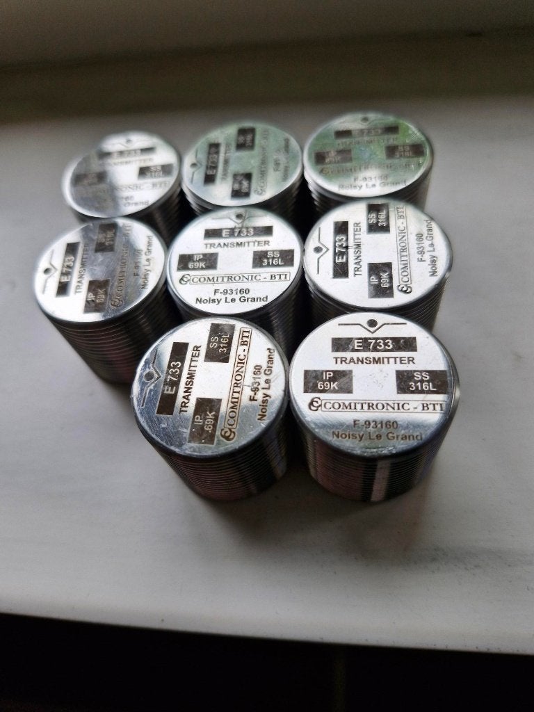 8 stuks Comitronic BTI E733 transmitter INOX, Ophalen of Verzenden, Nieuw