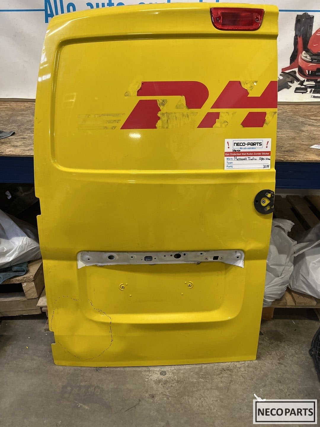 RENAULT TRAFIC OPEL VIVARO ACHTERDEUR DEUR PORTIER PORTIEREN, Gebruikt, -, Renault, -