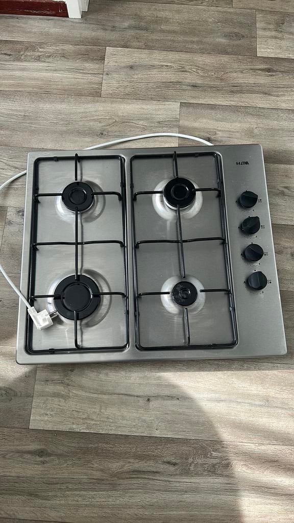 Nieuwe gasfornuis Etna, Witgoed en Apparatuur, Kookplaten, Ophalen, Nieuw, 4 kookzones, Inbouw