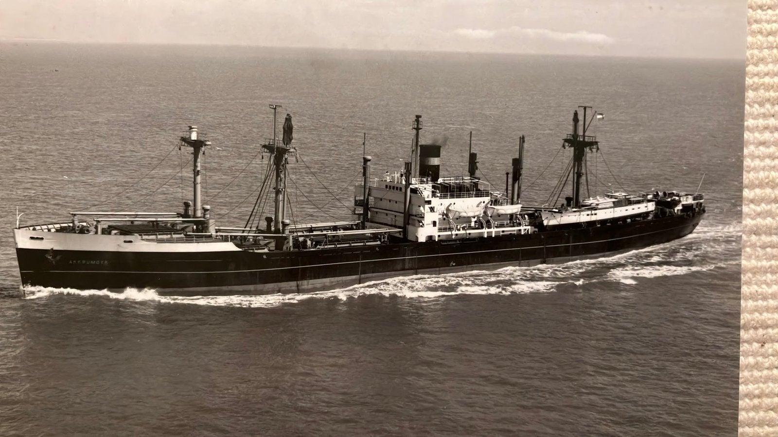 AKKRUMDYK  Skyfoto origineel Holland Amerika lijn, Verzamelen, Ophalen of Verzenden, Zo goed als nieuw, Kaart, Foto of Prent