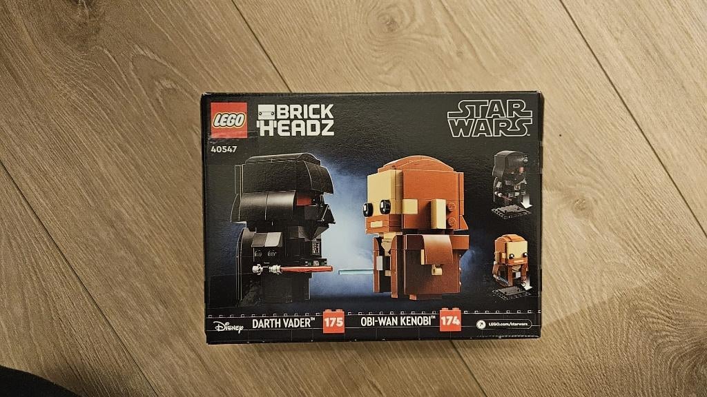 40547 LEGO BrickHeadz Obi-Wan Kenobi and Darth Vader, Ophalen, Nieuw, Complete set, Lego