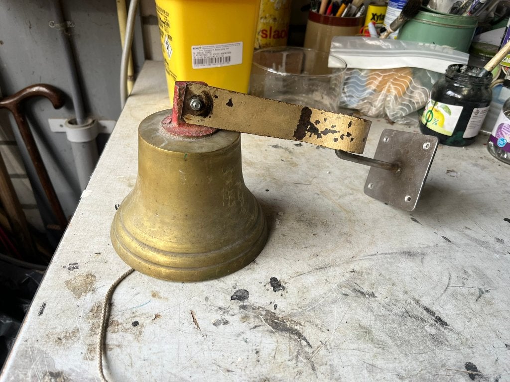 Deurbel met veer, Ophalen of Verzenden, Gebruikt, Draadloos