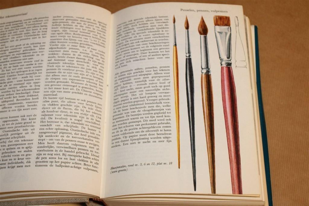 Gaade\'s Teken- en Schilderboek — Vintage Handboek [1963], Ophalen of Verzenden, Gelezen, Tekenen en Schilderen