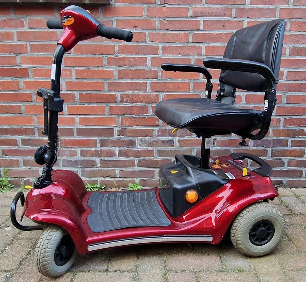 Scootmobiel Rumba XL Rood Practicomfort, Diversen, 10 km/u of minder, Gebruikt, 15 km of minder, Ophalen