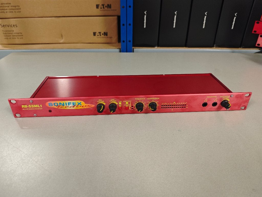 Sonifex RB-SSML1 Mic/Line Source Selector+Compressor/Limiter, Ophalen of Verzenden