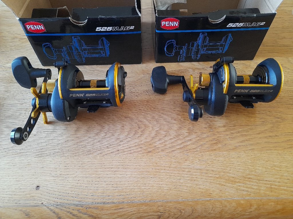 2 Penn 525 MAG2 werpreels voor vissen en casting NIEUW, Watersport en Boten, Ophalen of Verzenden, Nieuw, Molen