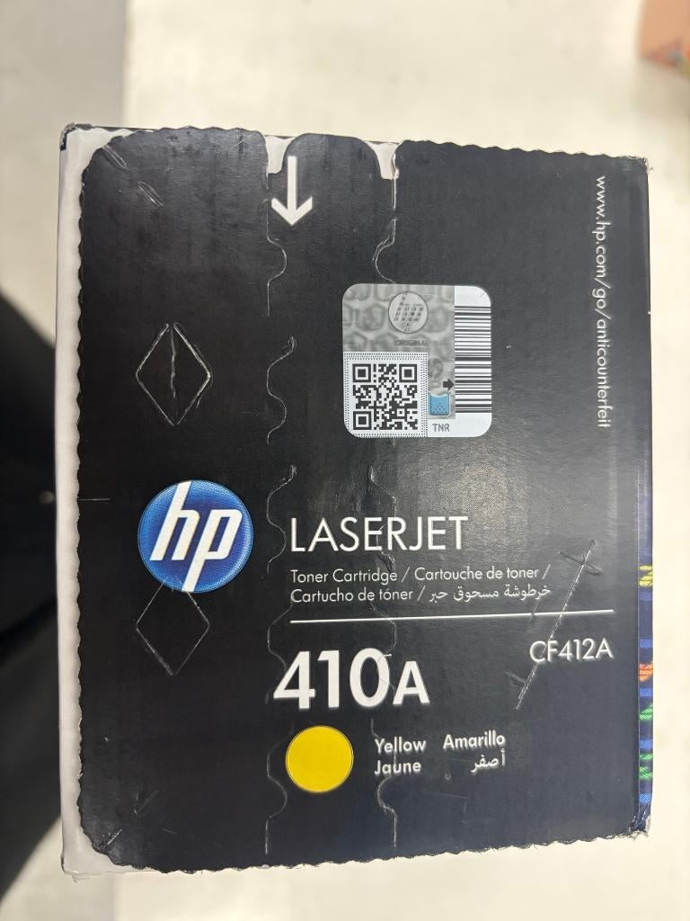 Nieuwe HP cartridge toner geel 410A, Computers en Software, Printerbenodigdheden, Nieuw, Toner, Ophalen