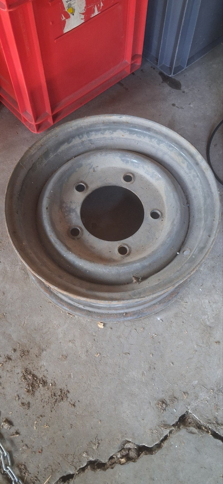 HY stalen velg, Ophalen, Gebruikt
