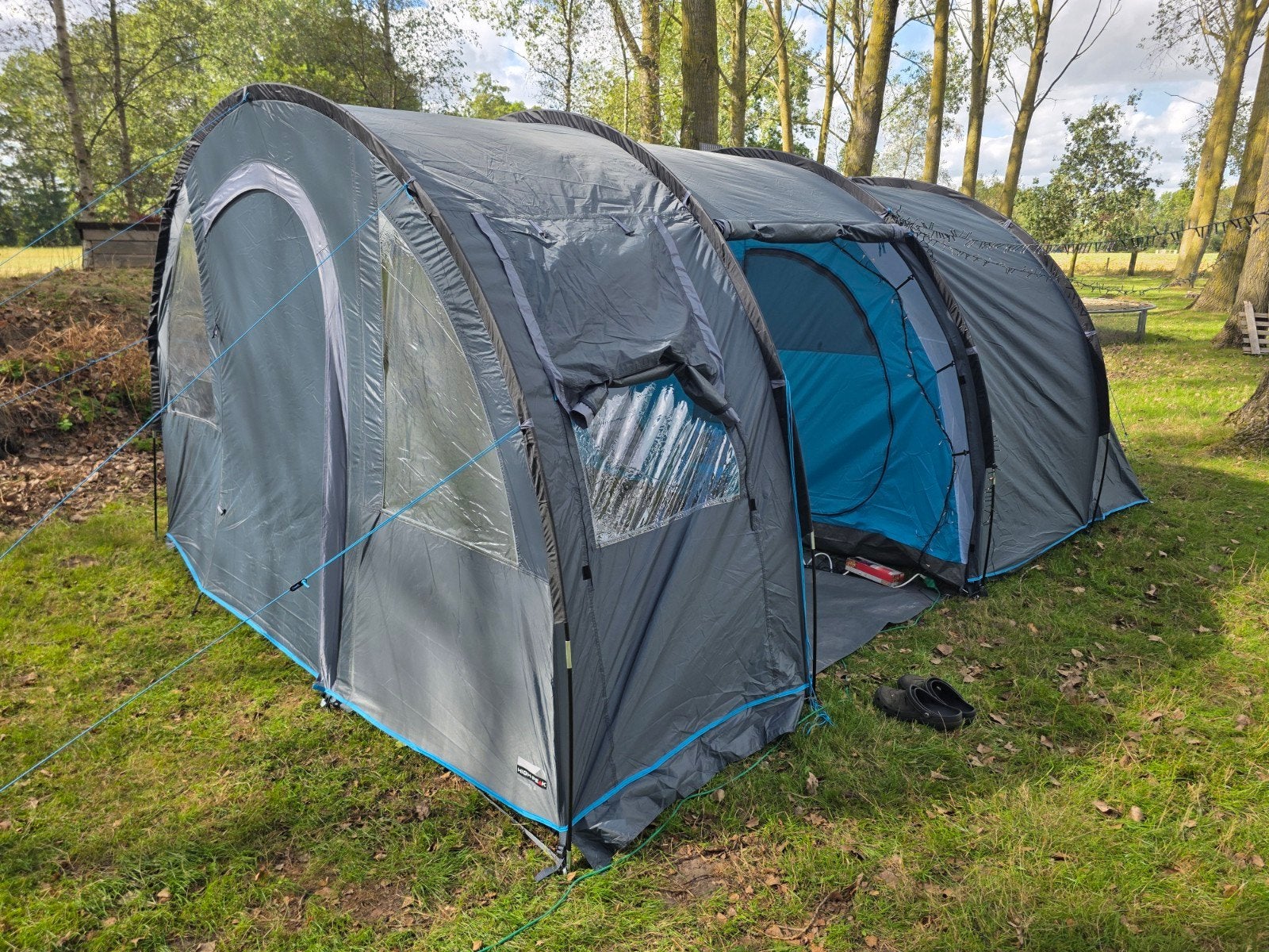 High Peak Kimberly 6 tunneltent familietent campingtent tent, Ophalen of Verzenden, Zo goed als nieuw, Tot en met 6