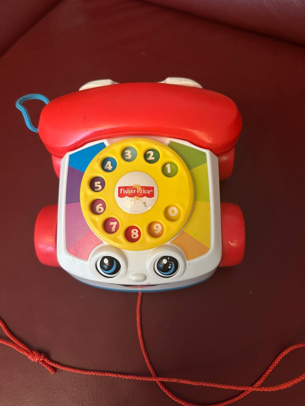 Fisherprice telefoon, Ophalen of Verzenden, Gebruikt, Duw- of Trekspeelgoed