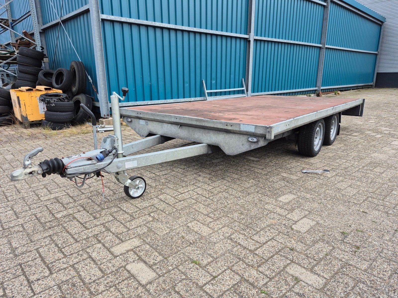 Henra multitransporter met rijplaten, Ophalen of Verzenden