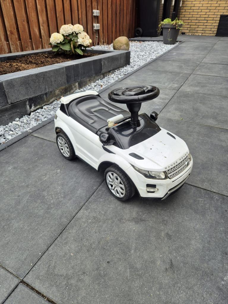Range Rover loopauto met geluid, Kinderen en Baby's, Ophalen, Gebruikt, Loopvoertuig