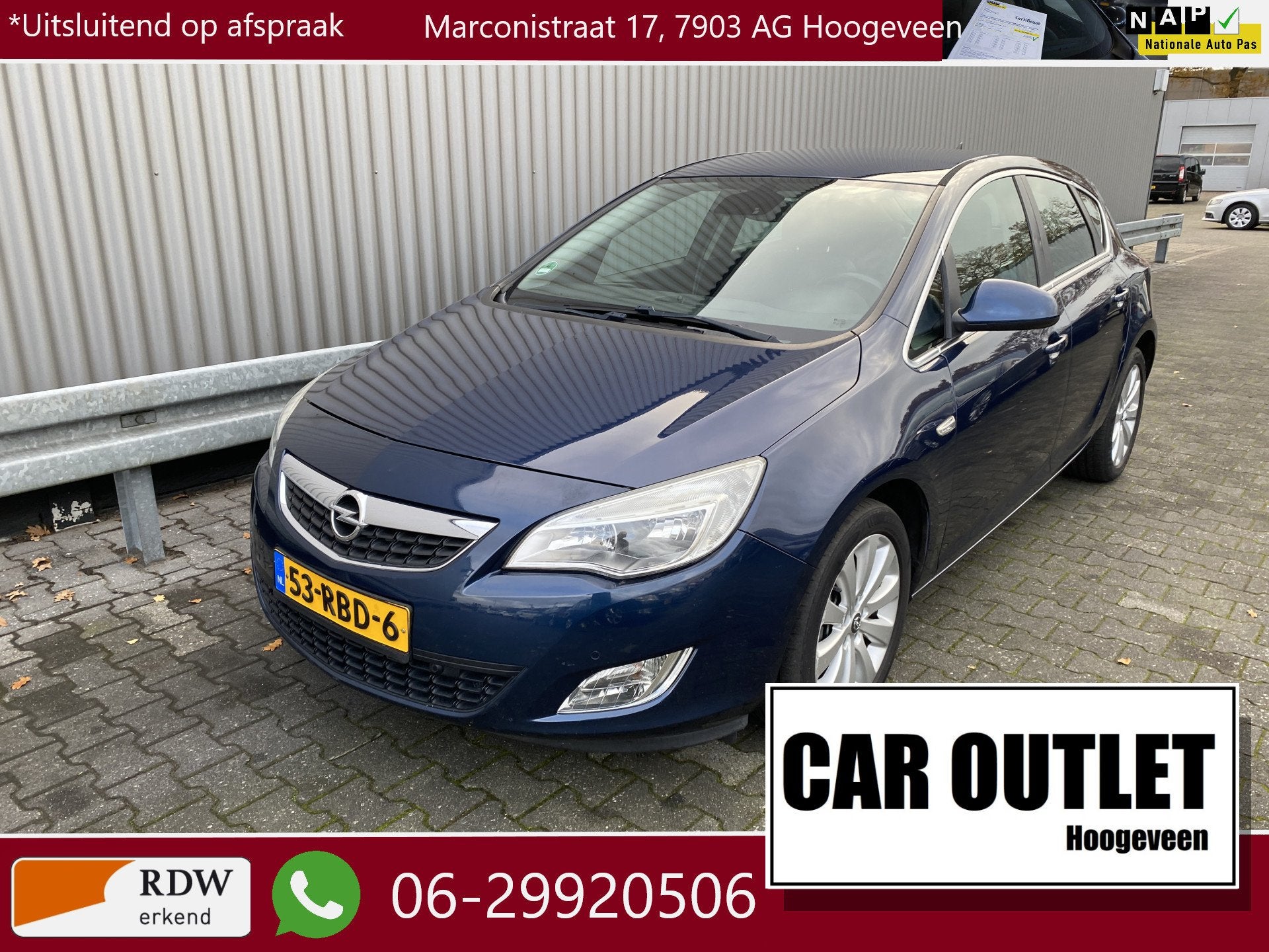 Opel Astra 1.4 Turbo Cosmo 5-Drs, Navi, Leer/Stof, CC, PDC,