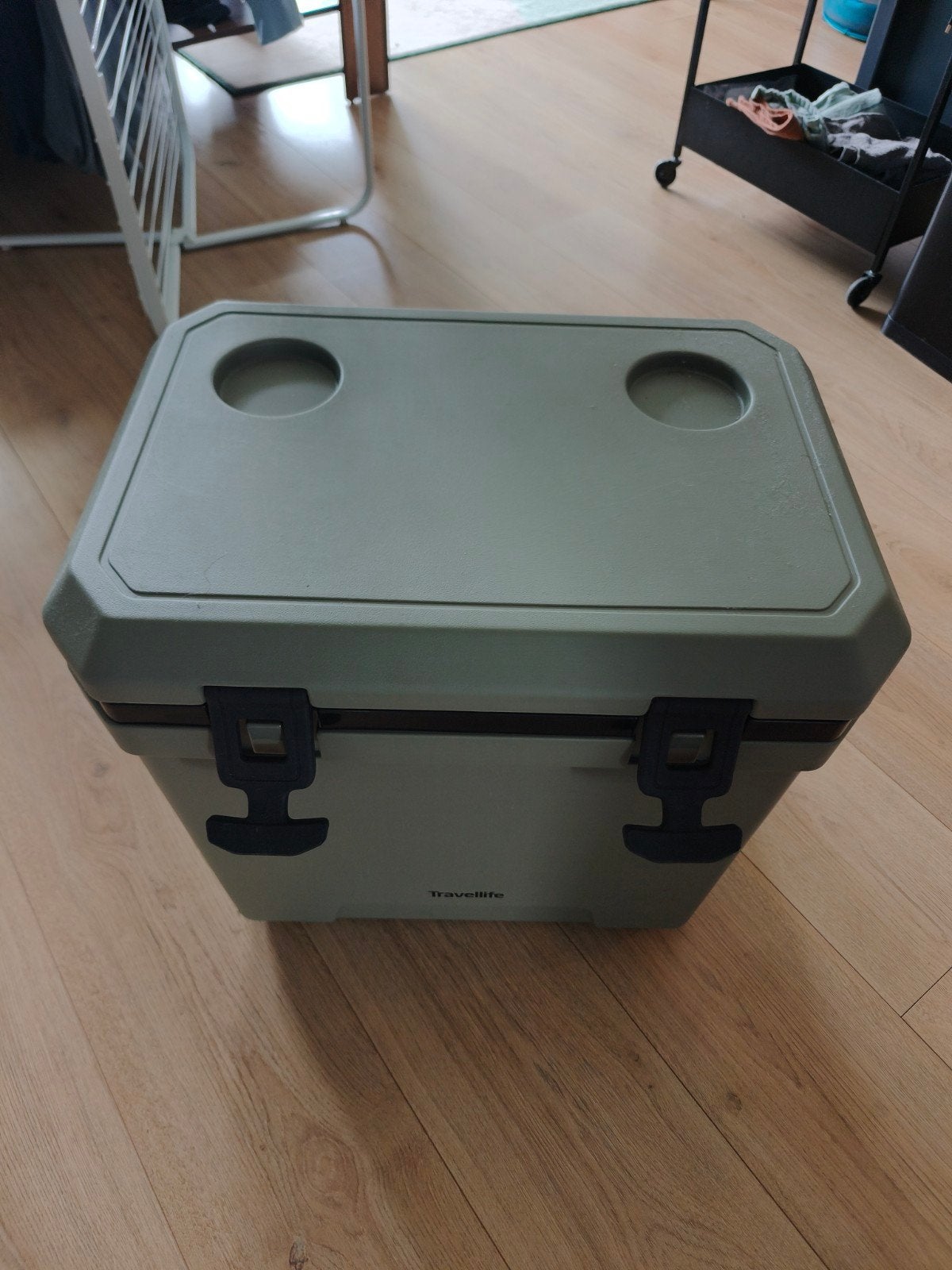 Travellife Koelbox op Wielen - 36L Inhoud, Caravans en Kamperen, Koelboxen, Ophalen of Verzenden, Zo goed als nieuw, Koelbox, Koelelement