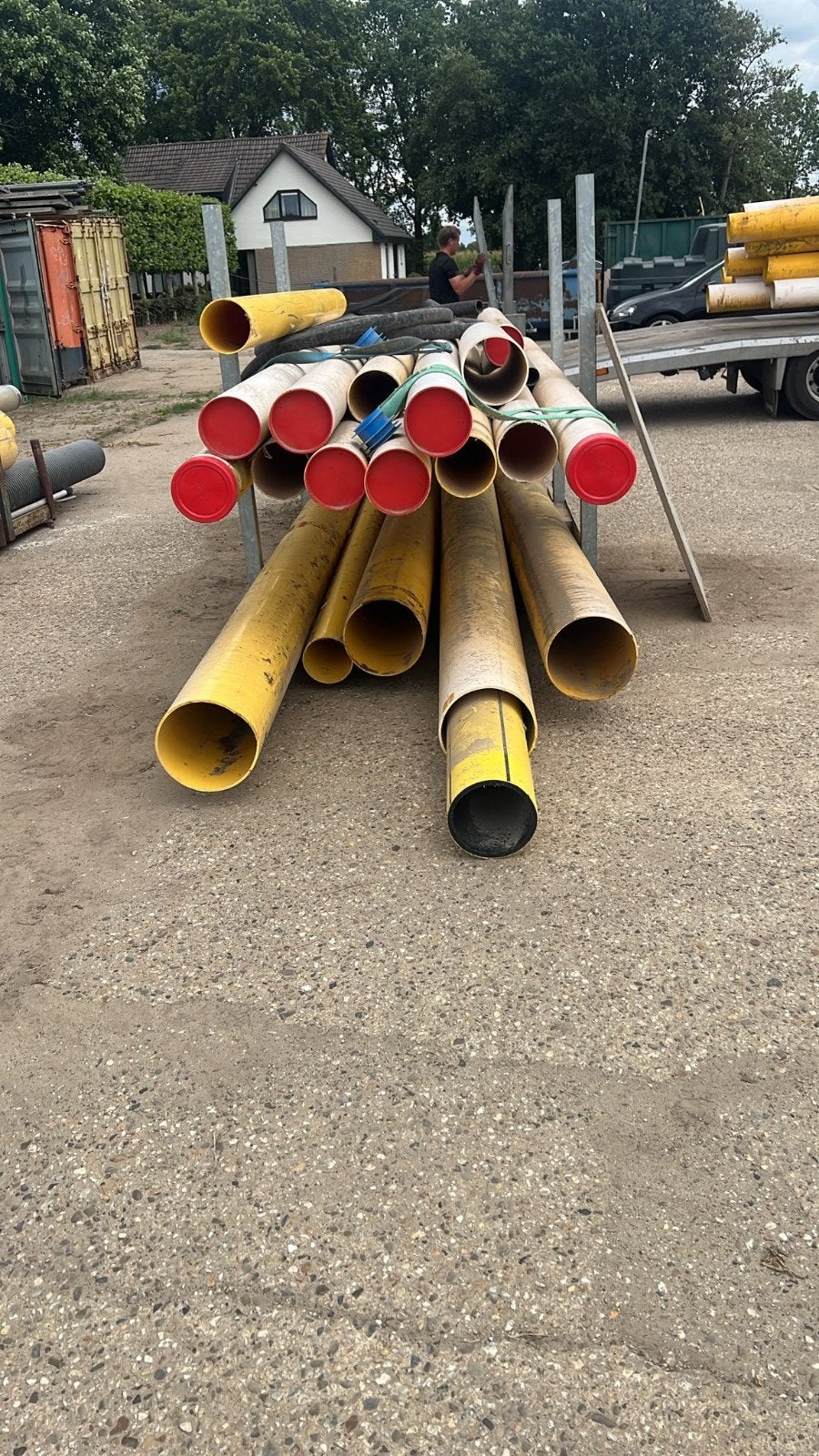 OPRUIMING! PVC BUIZEN, Doe-het-zelf en Verbouw, Buizen en Afvoer, Ophalen, Pvc, 80 mm of meer, Rechte buis