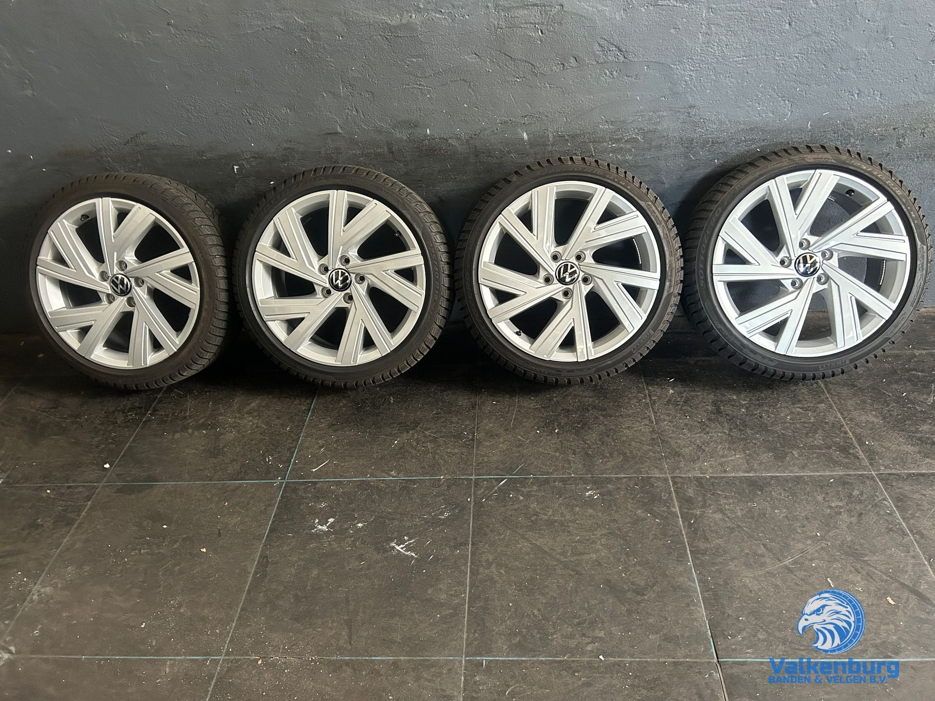 7-8mm! Originele VW Golf 8 GTI 5H Bergamo 18 inch velgen 5x1, 18 inch, Gebruikt, -, -