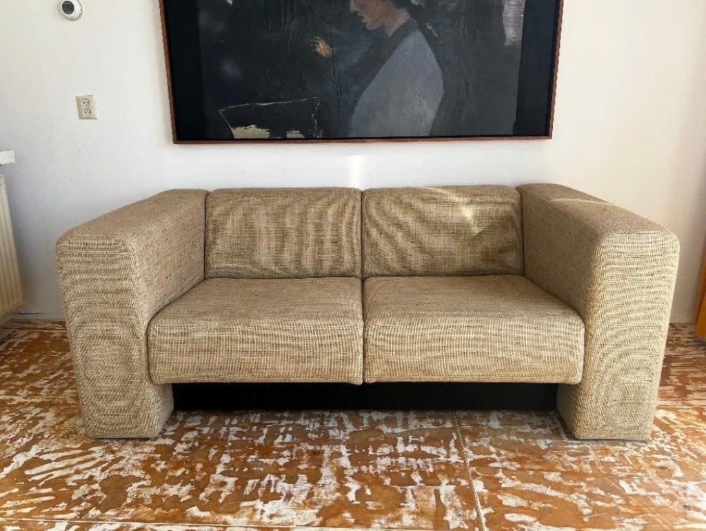 Jan des Bouvrie design bank 430, Ophalen, Gebruikt, 150 tot 200 cm, Tweepersoons