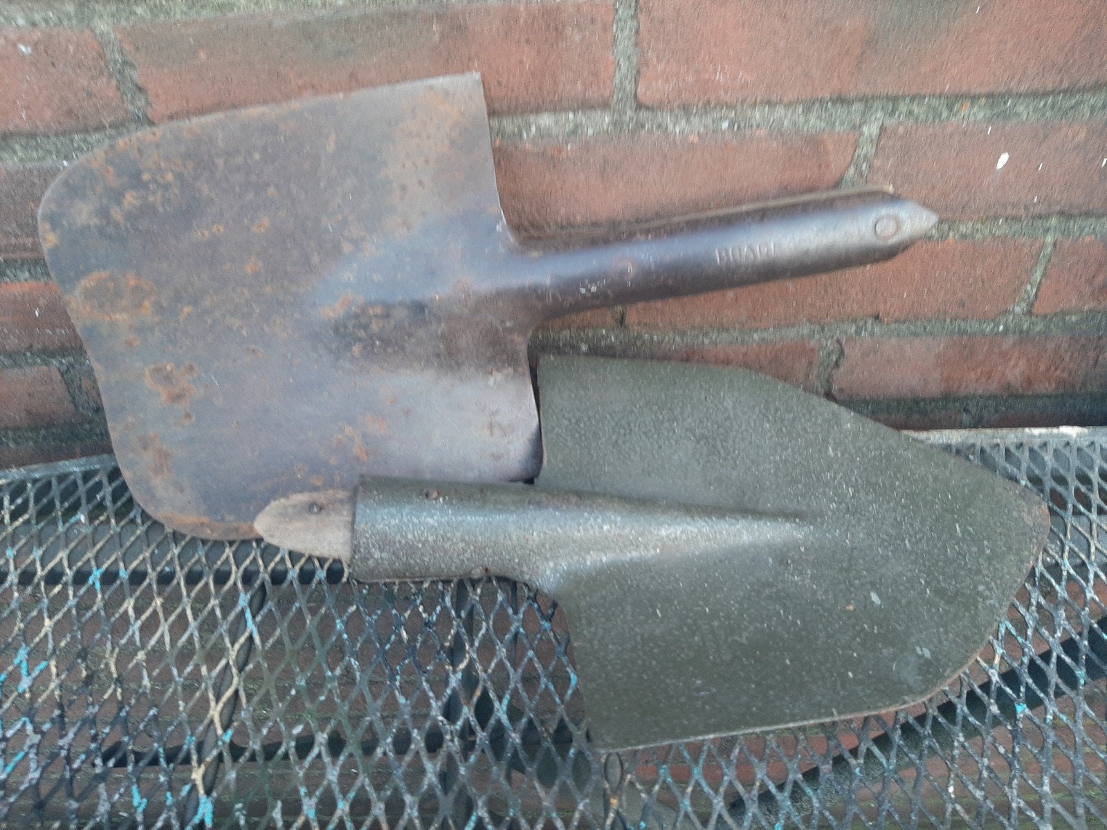 Duits en engels schep spades, Ophalen of Verzenden