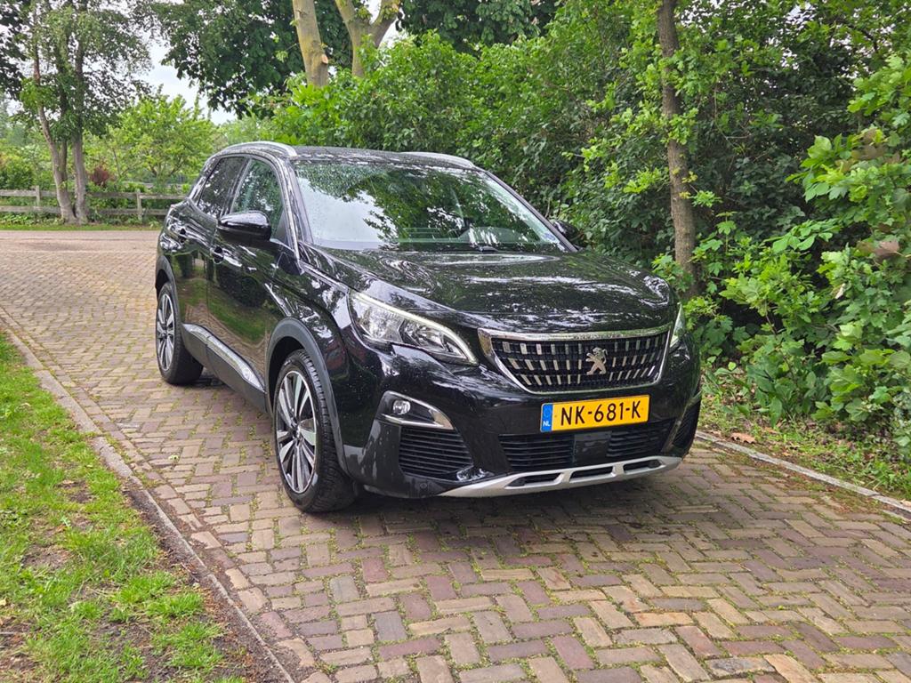 Peugeot 3008 1.2 130PK 2017 *nw. koppeling* nw. distr.riem*, Auto's, 1199 cc, Leder en Stof, Zwart, Origineel Nederlands