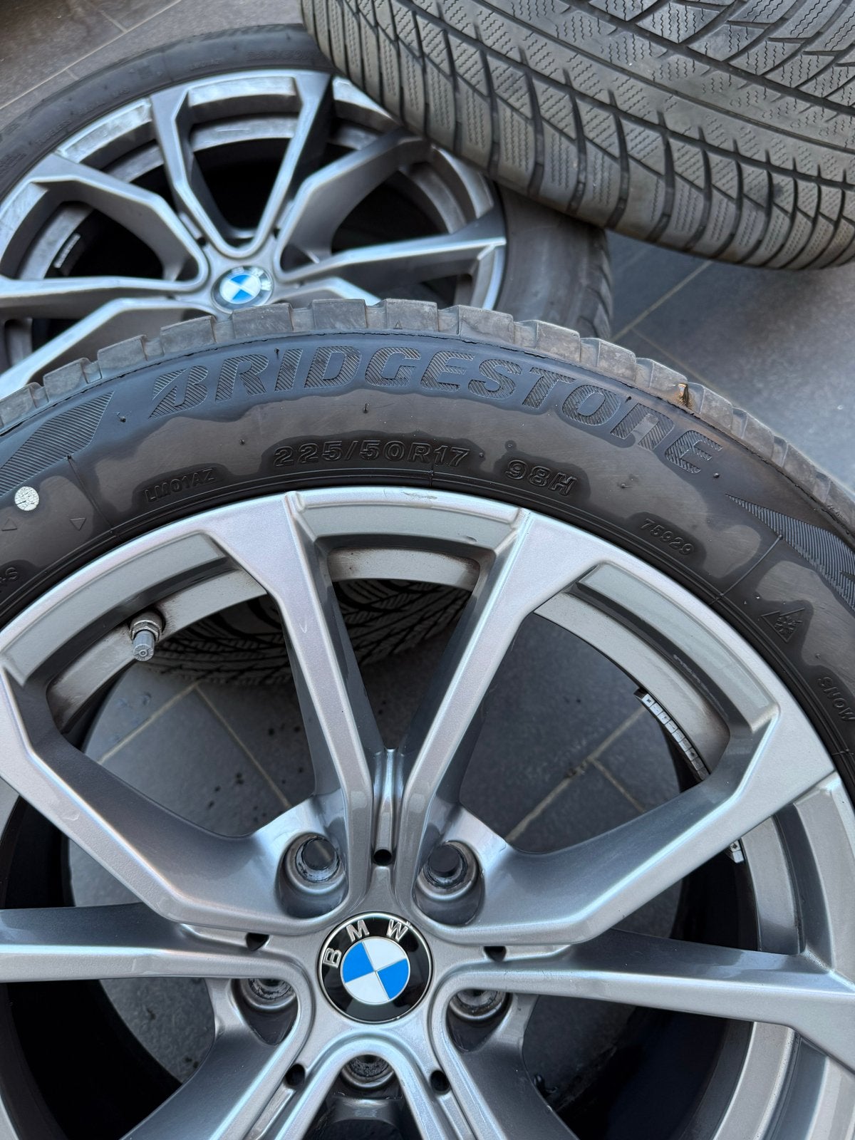 BMW 17 inch winterbanden met velgen 225/50R17, Auto-onderdelen, Banden en Velgen, Ophalen, Gebruikt, Banden en Velgen, 17 inch