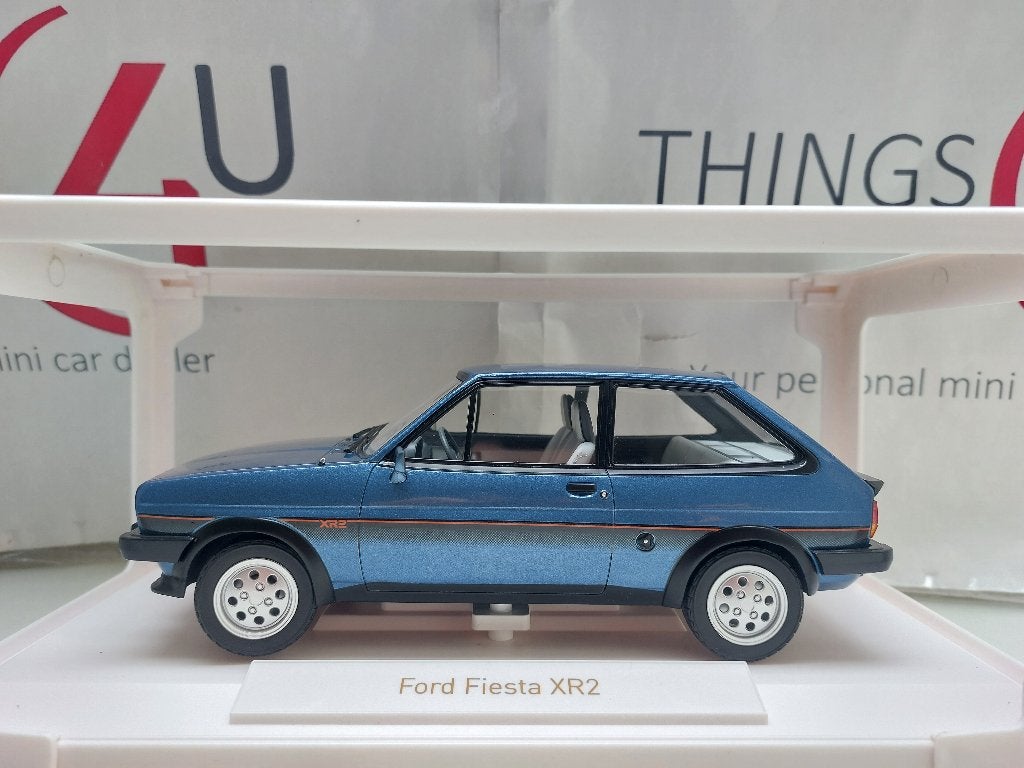 Norev 1:18 Ford Fiesta XR2 1981 blauw metallic nieuw, Ophalen of Verzenden, Nieuw, Auto, Norev