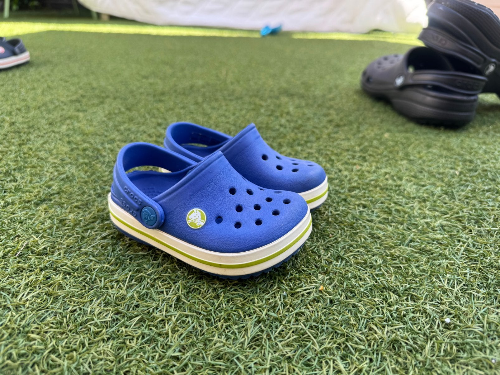 Kleine Crocs 21 C4 C5, Ophalen of Verzenden, Zo goed als nieuw, Jongetje of Meisje, Schoentjes