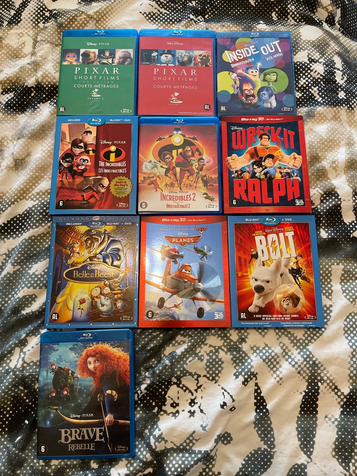 Disney Blu-ray, Engels, Animatie, Nederlands, Ophalen of Verzenden
