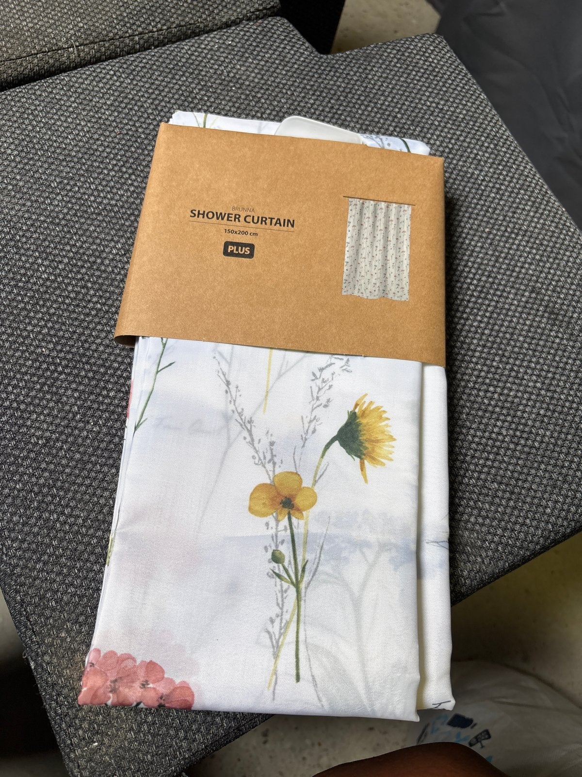 Nieuw Douchegordijn met Bloemenprint - JYSK, Meerkleurig, Overige merken, Nieuw, Ophalen of Verzenden