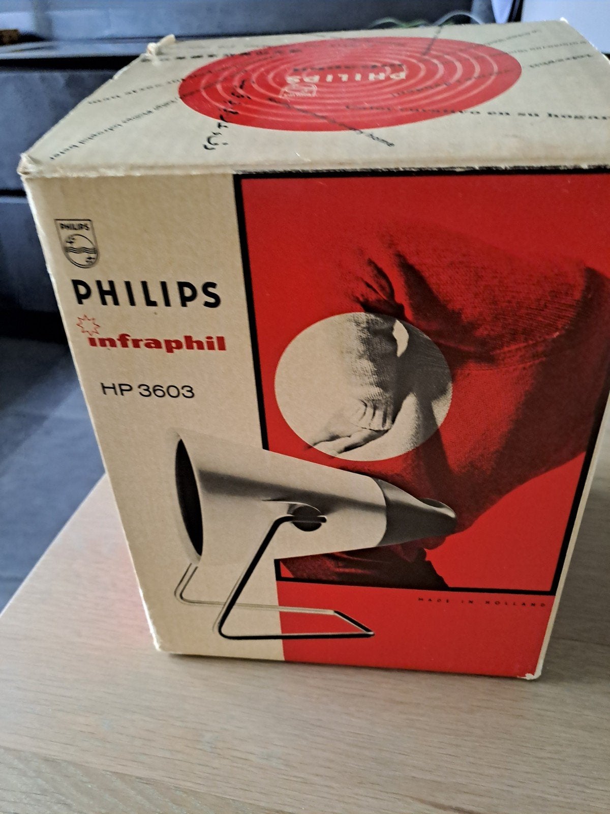 Philips warmte lamp, Ophalen, Zo goed als nieuw