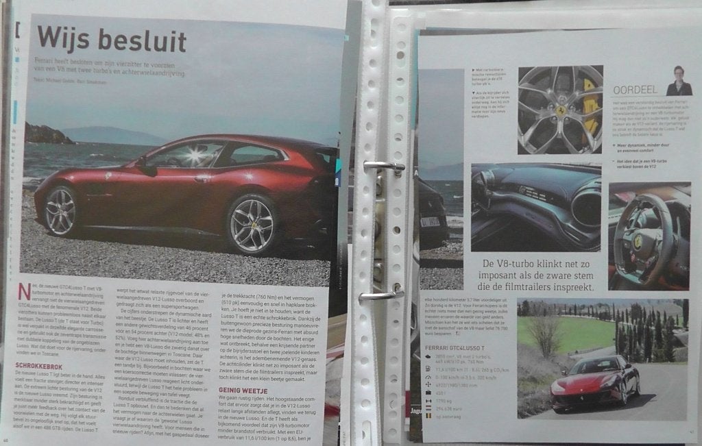 Ferrari GTC4 Lusso T V8 / V12 (f151M) ? 18x autotest lezen, Ophalen, Gelezen, Ferrari