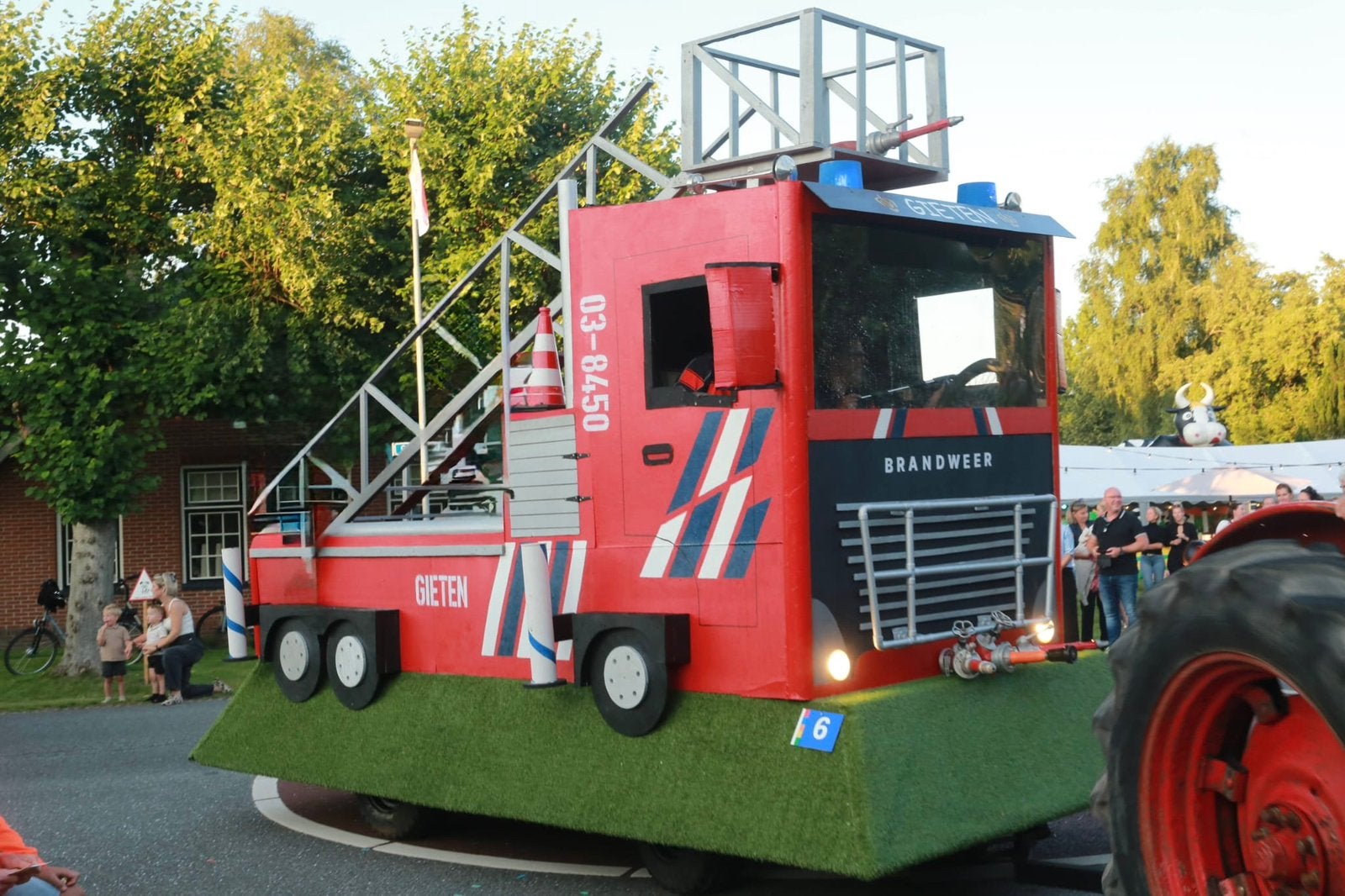 Brandweer wagen, Eén persoon, Ticket of Toegangskaart