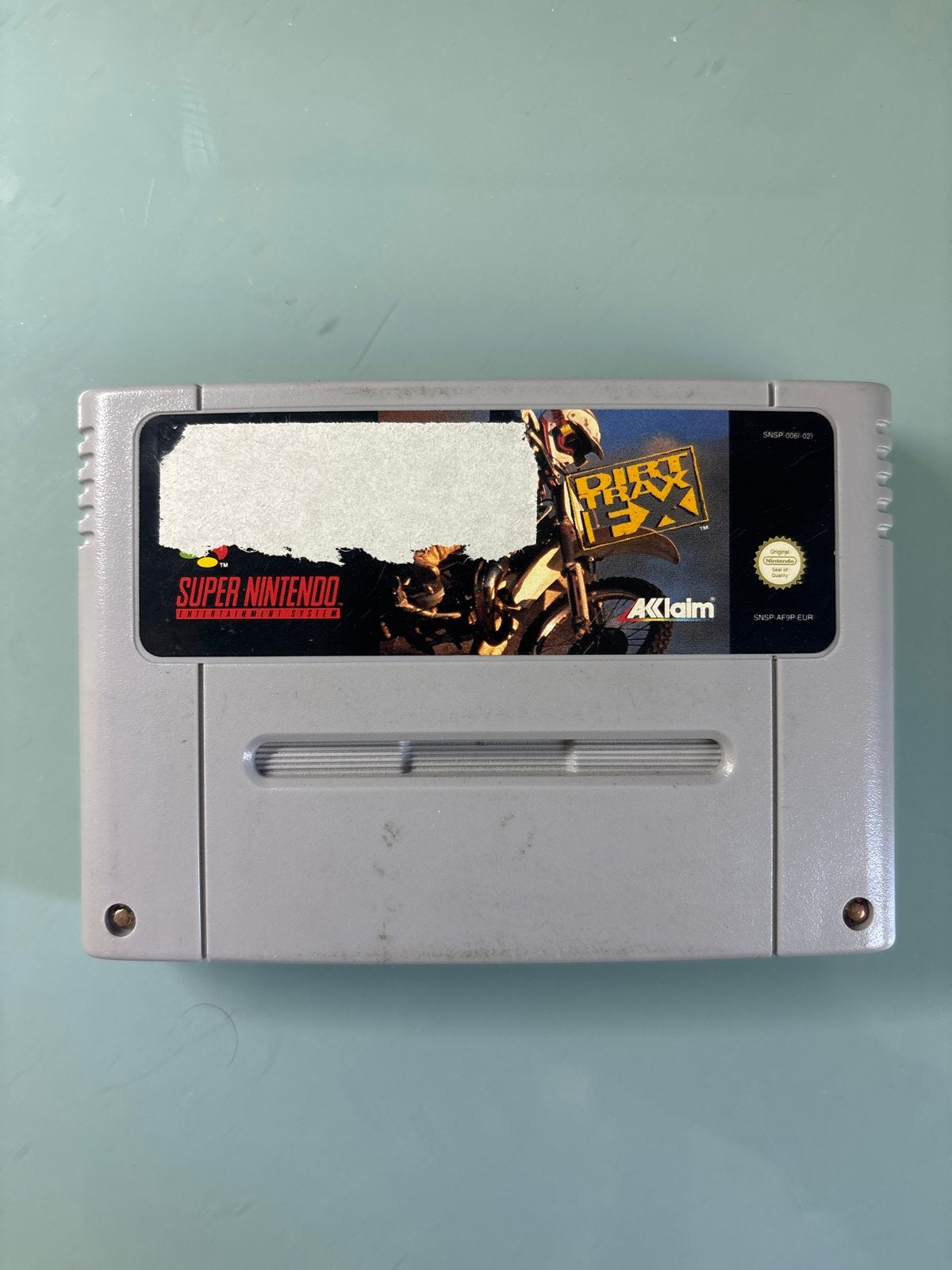 Dirt Trax Super Nintendo SNES Game Cartridge, Spelcomputers en Games, Gebruikt, 1 speler, Racen en Vliegen, Ophalen of Verzenden