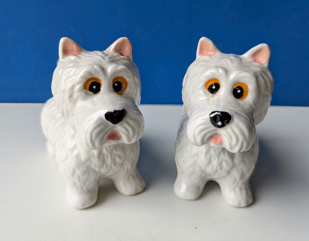 Peper- & Zoutstelletje/West Highland Terrier Whiskey Terrier, Overige typen, Ophalen of Verzenden, Gebruikt