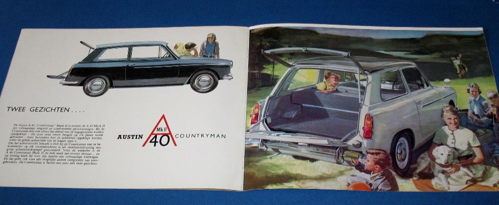 Folder autofolder Austin MKII MK II 40 1100CC ZGAN, Ophalen of Verzenden, Zo goed als nieuw, Overige merken
